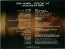Gary Numan DVD Replicas Live 2009 UK